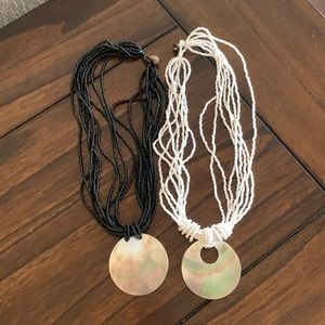 Shell necklaces set of two from Hawaii